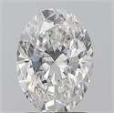 Diamante Natural 1.50 quilates, Ovalado , Color G, claridad SI2 y certificado GIA