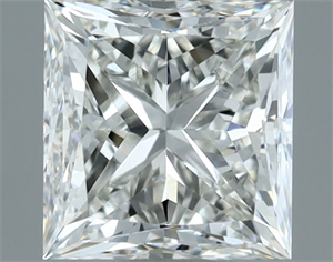 Picture of Natural Diamond 1.00 Carats, Princess with  Cut, H Color, VVS2 Clarity and Certified by IGI
