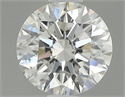 Natural Diamond 0.70 Carats, Round with Excellent Cut, J Color, SI2 Clarity and Certified by GIA