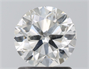 Natural Diamond 1.17 Carats, Round with Excellent Cut, I Color, SI1 Clarity and Certified by GIA