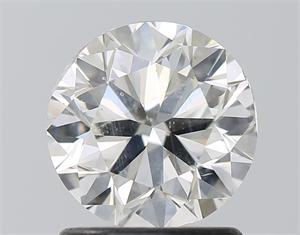 Picture of Natural Diamond 1.17 Carats, Round with Excellent Cut, I Color, SI1 Clarity and Certified by GIA