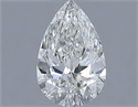 Natural Diamond 0.90 Carats, Pear with  Cut, G Color, VVS1 Clarity and Certified by IGI