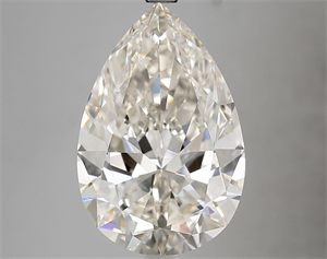 Picture of Natural Diamond 5.56 Carats, Pear with  Cut, I Color, VVS1 Clarity and Certified by GIA