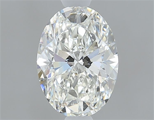Picture of Natural Diamond 0.60 Carats, Oval with  Cut, I Color, SI1 Clarity and Certified by GIA