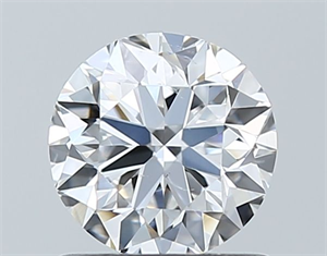 Picture of Natural Diamond 0.90 Carats, Round with Very Good Cut, D Color, SI1 Clarity and Certified by GIA