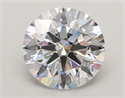 Lab Grown Diamond 3.05 Carats, Round with Ideal Cut, E Color, VVS2 Clarity and Certified by IGI