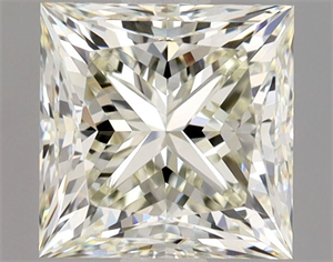 Picture of Natural Diamond 1.30 Carats, Princess with  Cut, M Color, VVS2 Clarity and Certified by GIA
