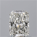 Natural Diamond 0.62 Carats, Radiant with  Cut, H Color, VVS1 Clarity and Certified by GIA