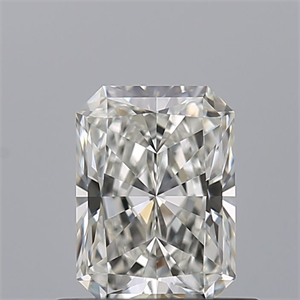 Picture of Natural Diamond 0.62 Carats, Radiant with  Cut, H Color, VVS1 Clarity and Certified by GIA