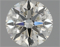 Natural Diamond 0.70 Carats, Round with Excellent Cut, J Color, SI1 Clarity and Certified by GIA