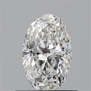 Picture of Natural Diamond 0.53 Carats, Oval with  Cut, F Color, VVS1 Clarity and Certified by GIA