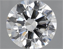 Natural Diamond 0.76 Carats, Round with Excellent Cut, J Color, VVS1 Clarity and Certified by GIA