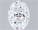 Natural Diamond 1.22 Carats, Oval with  Cut, D Color, SI2 Clarity and Certified by GIA