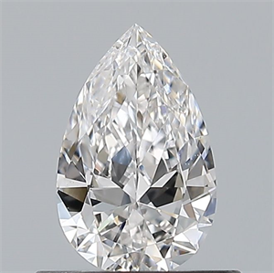 Picture of Natural Diamond 0.50 Carats, Pear with  Cut, F Color, VS1 Clarity and Certified by GIA