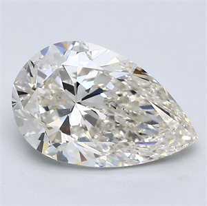 Picture of Natural Diamond 3.01 Carats, Pear with  Cut, J Color, VS1 Clarity and Certified by GIA