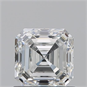 Natural Diamond 1.02 Carats, Asscher with  Cut, F Color, IF Clarity and Certified by GIA