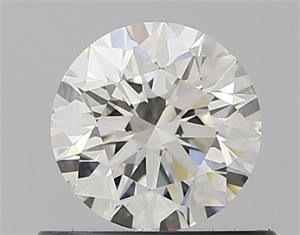 Foto Diamante Natural 0.53 quilates, Redondo , Color H, claridad IF y certificado GIA de
