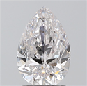 Natural Diamond 1.50 Carats, Pear with  Cut, F Color, SI2 Clarity and Certified by GIA