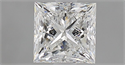 Natural Diamond 1.01 Carats, Princess with  Cut, F Color, VS1 Clarity and Certified by GIA