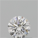 Diamante Natural 0.42 quilates, Redondo , Color E, claridad IF y certificado GIA