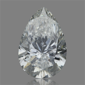 Foto Diamante Natural 0.81 quilates, De pera , Color H, claridad I1 y certificado GIA de