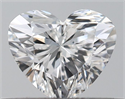Natural Diamond 0.30 Carats, Heart with  Cut, F Color, VS1 Clarity and Certified by GIA