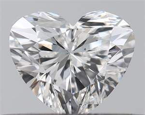 Picture of Natural Diamond 0.30 Carats, Heart with  Cut, F Color, VS1 Clarity and Certified by GIA