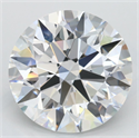 Lab Grown Diamond 4.59 Carats, Round with Excellent Cut, D Color, IF Clarity and Certified by GIA
