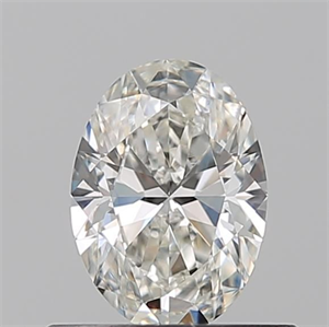 Picture of Natural Diamond 0.50 Carats, Oval with  Cut, I Color, VVS2 Clarity and Certified by GIA