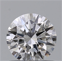 Natural Diamond 0.70 Carats, Round with Excellent Cut, D Color, SI1 Clarity and Certified by GIA