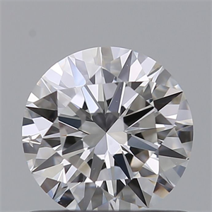 Picture of Natural Diamond 0.70 Carats, Round with Excellent Cut, D Color, SI1 Clarity and Certified by GIA