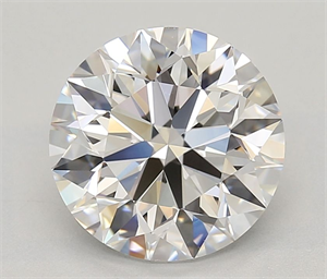 Picture of Lab Grown Diamond 4.02 Carats, Round with Excellent Cut, D Color, FL Clarity and Certified by IGI