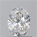 Natural Diamond 0.70 Carats, Oval with  Cut, E Color, VVS1 Clarity and Certified by GIA