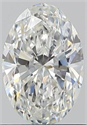 Natural Diamond 0.90 Carats, Oval with  Cut, F Color, VS2 Clarity and Certified by GIA