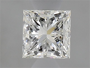 Picture of Natural Diamond 0.50 Carats, Princess with  Cut, J Color, VVS1 Clarity and Certified by GIA