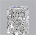 Natural Diamond 2.52 Carats, Radiant with  Cut, E Color, SI2 Clarity and Certified by GIA