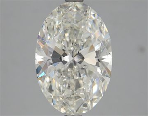 Picture of Natural Diamond 4.01 Carats, Oval with  Cut, I Color, SI2 Clarity and Certified by GIA