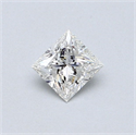 Diamante Natural 0.35 quilates, Princesa , Color F, claridad VS1 y certificado GIA