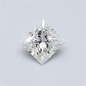 Foto Diamante Natural 0.35 quilates, Princesa , Color F, claridad VS1 y certificado GIA de