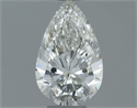 Natural Diamond 0.52 Carats, Pear with  Cut, H Color, VVS1 Clarity and Certified by IGI