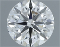 Natural Diamond 0.71 Carats, Round with Excellent Cut, E Color, VVS1 Clarity and Certified by IGI