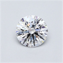 Diamante Natural 0.56 quilates, Redondo , Color F, claridad VS1 y certificado GIA