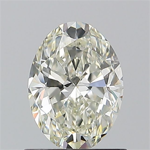 Picture of Natural Diamond 0.90 Carats, Oval with  Cut, I Color, VS1 Clarity and Certified by IGI