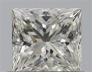 Picture of Natural Diamond 0.62 Carats, Princess with  Cut, I Color, VS2 Clarity and Certified by GIA