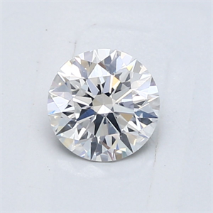 Picture of Natural Diamond 0.72 Carats, Round with Excellent Cut, E Color, I1 Clarity and Certified by GIA