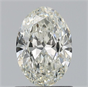 Natural Diamond 0.73 Carats, Oval with  Cut, H Color, VVS1 Clarity and Certified by IGI