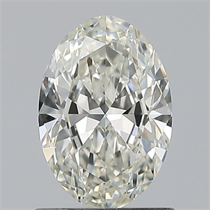Picture of Natural Diamond 0.73 Carats, Oval with  Cut, H Color, VVS1 Clarity and Certified by IGI