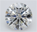 Del inventario de diamantes de laboratorio, 5.59 quilates, Redondo , Color F, claridad VVS2 y certificado GIA
