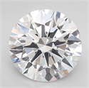 Lab Grown Diamond 2.92 Carats, Round with Ideal Cut, D Color, IF Clarity and Certified by IGI