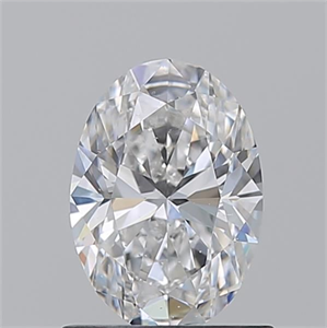 Picture of Natural Diamond 0.90 Carats, Oval with  Cut, E Color, SI1 Clarity and Certified by GIA